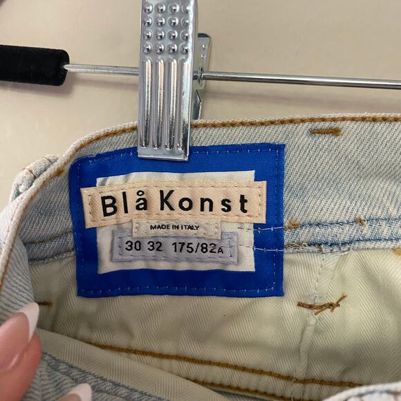 ACNE STUDIOS BLÅ KONST Denim Light Blue Wash Jeans 30 x 32 - Picture 5 of 8